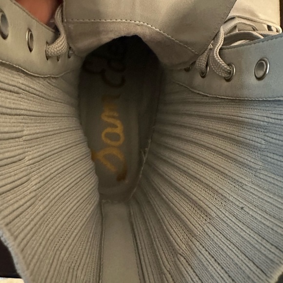 Gray Sam Edelman Lysenko Combat Boot - Picture 5 of 12